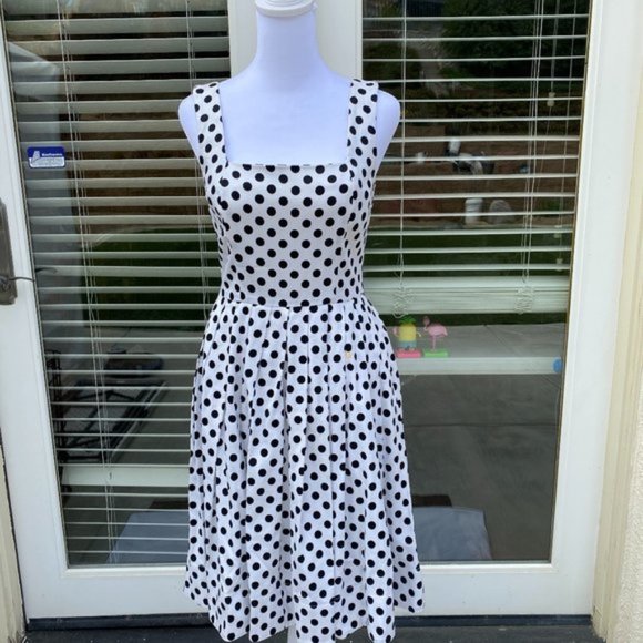 Betsey Johnson Dresses & Skirts - 🚀SOLD🧨Mid 2000's Betsey Johnson White w/ Black polka dot